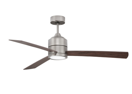 Luces Exclusivas wentylator Apizaco Ø 137,1 cm bez źródła światła srebrno/drewniany LE42959
