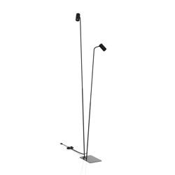 Nowodvorski lampa podłogowa Mono II 2xGU10 czarna 212cm 7708