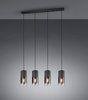 Trio lampa wisząca Robin 4xE27 czarna 310600432