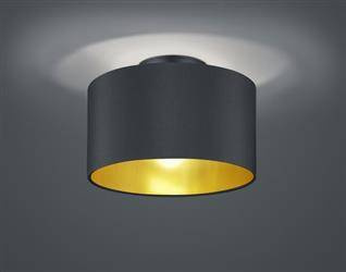 Trio plafon Hostel 2xE14 czarny mat 608200279