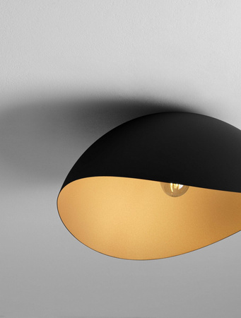 Luces Exclusivas lampa sufitowa LED Guanipa Ø 50 cm E27 1x12W IP20 czarno/złota LE44898