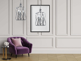 Lumina Deco żyrandol / lampa wisząca Elmont W3 3xE14 chrom LDP 1233-3 (CHR)