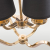 CosmoLight żyrandol / lampa wisząca New York 4xE14 czarno/złota P04667AU