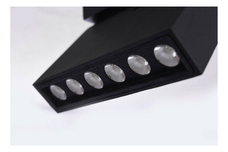 Azzardo lampa szynowa LED Leon 5 Track 12W 1306lm 3000K czarna AZ3491