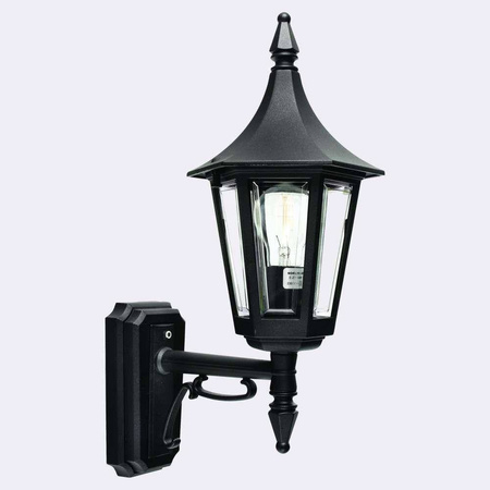 Norlys kinkiet zewnętrzny Rimini E27 czarny IP54 259BL