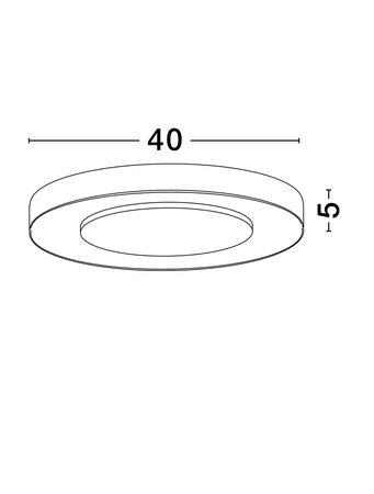 Luces Exclusivas lampa sufitowa LED Colquiri ściemnialna Ø 40 cm 25W 1592lm 2700-4000K IP20 biała LE44865
