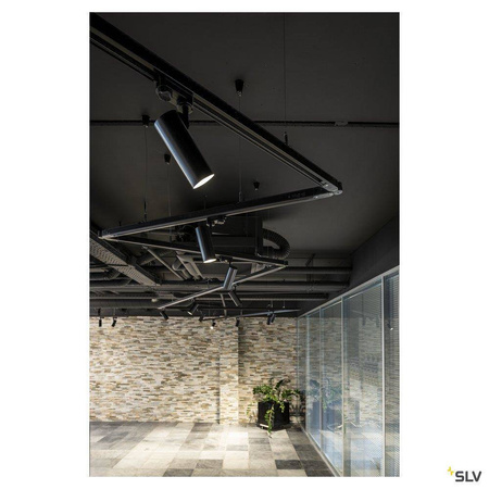 SLV lampa szynowa (reflektorek) LED Helia 50 3F 11W 750lm 3000K 35° czarna 152960