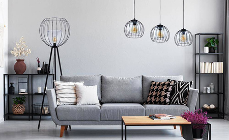 TK Lighting lampa wisząca Universo E27 grafitowa 3154