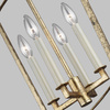 Quintiesse lampa wisząca Thayer 4xE14 złota QN-THAYER-4P-ADB