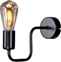 Kaja kinkiet Skadi E27 czarny K-3893