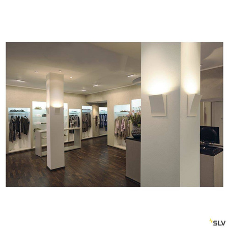 SLV kinkiet zewnętrzny LED Delwa Wide 10W 910lm 3000K biały IP44 1000340