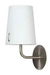 Candellux kinkiet L&H Muscat E14 biały/nikiel 21-03662
