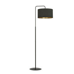 Emibig lampa podłogowa Hilde Lp1 E27 czarno/złota 150cm 1054/LP1