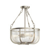 Quintiesse lampa wisząca Roux 3xE27 nikiel QN-ROUX3-BN