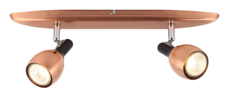 Candellux kinkiet (reflektorki) Cross 2xGU10 miedziany 92-32775