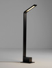 Luces Exclusivas lampa stojąca zewnętrzna LED 7W 707lm 3000K IP65 wys. 61 cm czarna LE73611