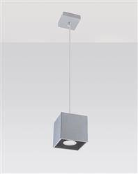 Sollux lampa wisząca Quad 1 GU10 szara SL.0061