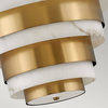 Quintiesse lampa wisząca Echelon 8xE14 mosiężna QN-ECHELON-8P