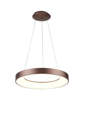 Azzardo SMART lampa wisząca LED Santana 60 50W 2800lm 3000/6500K brązowa AZ5007