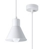 Sollux lampa wisząca Taleja 1 E27 biała SL.0983