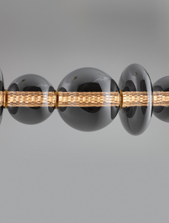 Luces Exclusivas lampa wisząca LED Morros ściemnialna 29W 3472lm 3000K IP20 złoto/czarna LE44488