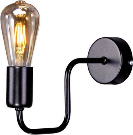 Kaja kinkiet Skadi E27 czarny K-3893