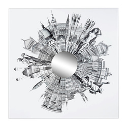 King Home Obraz CRAZY WORLD 180x180 cm KH1501100258