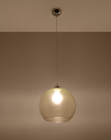 Sollux lampa wisząca Ball E27 chrom/szampański SL.0249