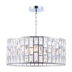 Maytoni lampa wisząca Gelid 4xE27 Ø50cm chrom MOD184-PL-04-CH