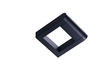 Azzardo kinkiet zewnętrzny LED Frame Wall 8W 800lm 3000K czarny IP65 AZ4308