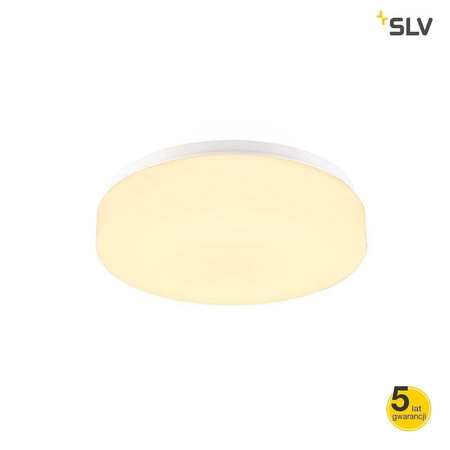 SLV plafon łazienkowy LED Lipsy 15W 1400/1600lm 3000/4000K biały IP44 1002075