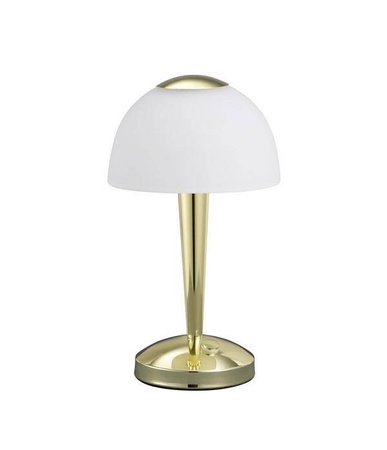 Trio lampka biurkowa LED Ventura 4W 350lm 3000K mosiężna polerowany 29cm 529990103