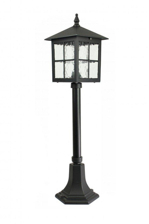 Su-ma lampa stojąca zewnętrzna Wenecja E27 czarna/patyna 76cm IP43 K 5002/3/KW