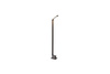 Azzardo lampa stojąca zewnętrzna LED Agape 60 6W 480lm 3000K szara 60cm IP54 AZ3482