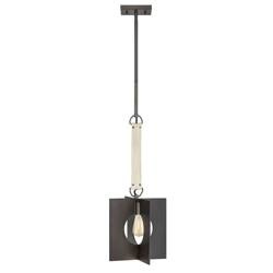 Quintiesse lampa wisząca Ludlow E27 grafitowa QN-LUDLOW-1P-GR