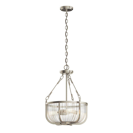Quintiesse lampa wisząca Roux 3xE27 nikiel QN-ROUX3-BN