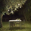 Ideal Lux girlanda Fiesta 5xE27 czarna IP44 159836