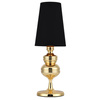 Step Into Design lampka biurkowa Queen E27 czarno/złota MT-8046-18 black gold