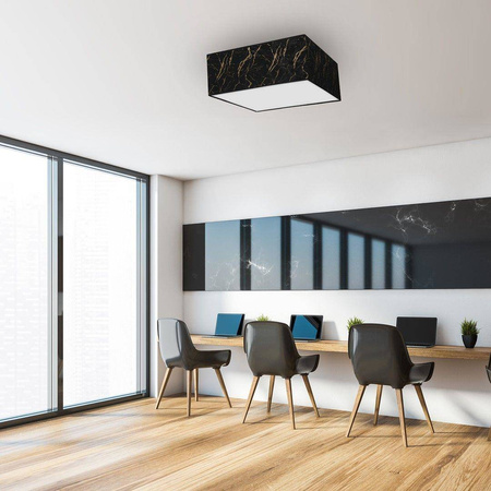 Milagro plafon Senso 3xE27 czarno/złoty MLP7293