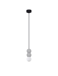 Luces Exclusivas lampa wisząca LED Ibague Ø 8 cm G9 3x5W IP20 szara LE44663