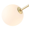 TK Lighting plafon Fairy 6xG9 biało/złoty 3532