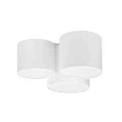 TK Lighting plafon Mona White 3xE27 biały 3441