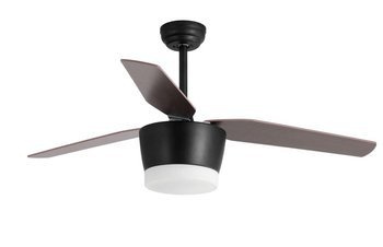 Luces Exclusivas wentylator LED Segundo 18W 650lm 3000K czarno/brązowy LE42556