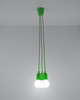 Sollux lampa wisząca Diego 3 E27 zielona SL.0582