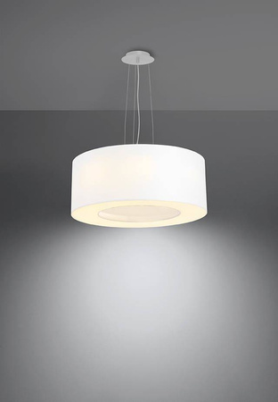 Sollux lampa wisząca Saturno 50 5xE27 biała SL.0747