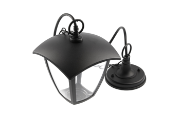 GTV kinkiet zewnętrzny Marina E27 czarny IP54 OS-MARINAH-00