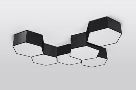 Sollux plafon Sunde 13 2xE27 czarny SL.1060