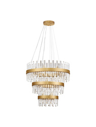 Luces Exclusivas lampa wisząca LED Cholula Ø 75 cm G9 42x5W IP20 złota LE44723