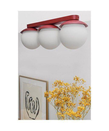 Ummo plafon Kuul B 3xG9 burgund KLB34000