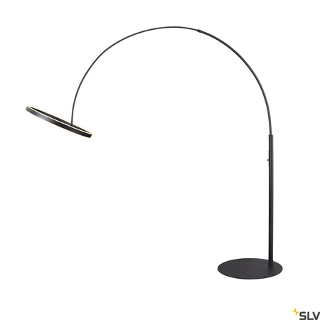 SLV lampa podłogowa LED One Bow 22W 1200lm 2700/3000K czarna 232cm 1006352